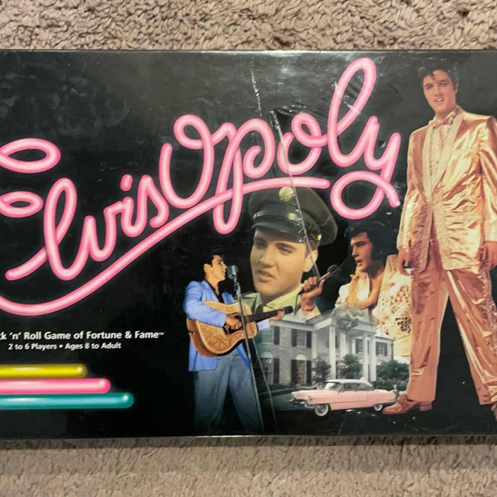 Elvisopoly monopoly game for Elvis fans